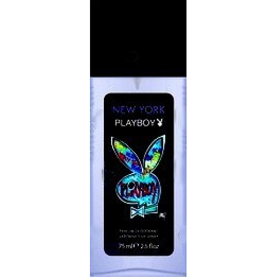Playboy New York parfümiertes Deodorantglas für Männer 75 ml