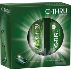 C-Thru Smaragd Eau de Toilette 30 ml + Deodorant Spray 150 ml, Geschenkset für Frauen