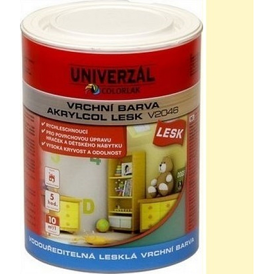 Colorlak Akrylcol Gloss V2046 wasserbasierter Decklack elfenbein 0,6 l
