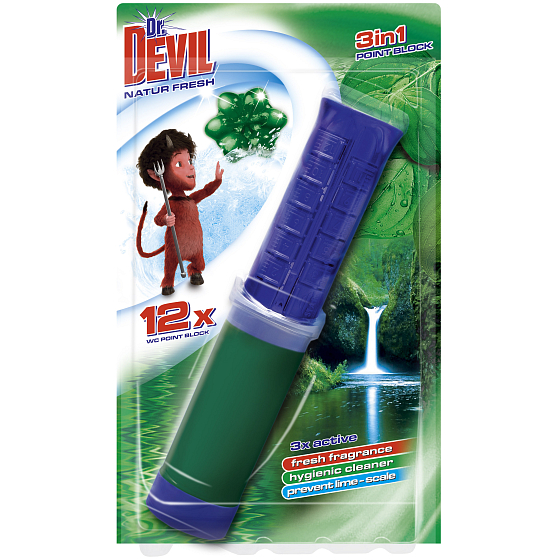Dr. Devil Natur Fresh 3in1 Punkt Block Wc 75 ml