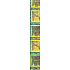 Nekupto Geschenkpapier 70 x 200 cm Weihnachtsgelbe Glocken und Zapfen