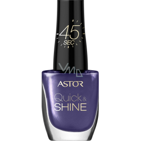 Astor Quick & Shine Nagellack Nagellack 403 Vibrant Purple 8 ml