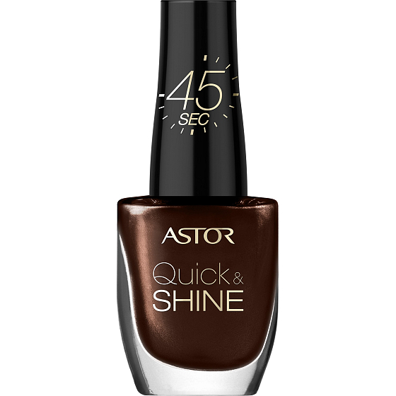 Astor Quick & Shine Nagellack Nagellack 501 Kaffeepause 8 ml