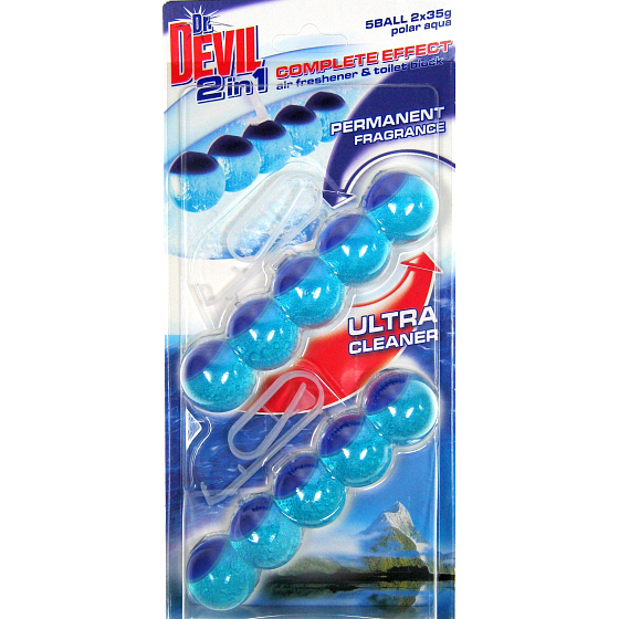 DR. Devil Polar Aqua 2in1 5Ball Toiletteneffekt mit vollständiger Wirkung 2 x 35 g