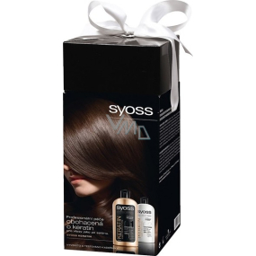 Syoss Keratin Hair Perfection Shampoo 500 ml + Syoss Keratin Hair Perfection Conditioner 500 ml, Kosmetikset