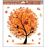 Fensterfolie ohne Kleber 4 Jahreszeiten Herbst 33,5 x 30 cm
