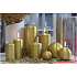Lima Alfa Kerze goldene Kugel 80 mm 1 Stück