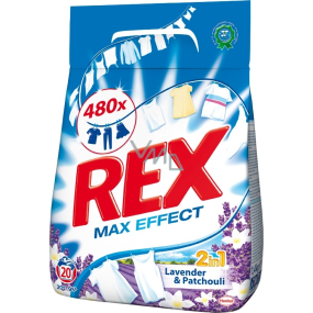 Rex Max Effect Lavendel & Patchouli Waschpulver 20 Dosen von 1,4 kg