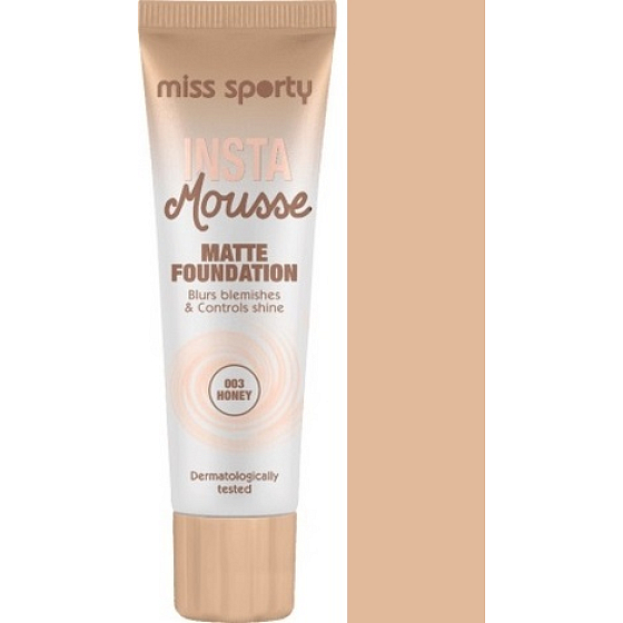Miss Sporty Insta Mousse Matte Foundation Make-up 003 Honey 30 ml