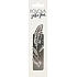 Albi Metal Lesezeichen für das Buch Feather 3,3 cm x 12 cm