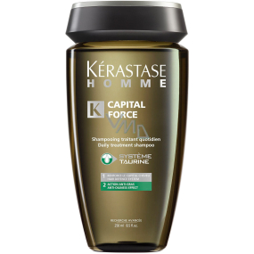 Kérastase Homme Capital Force Anti-Oiliness Shampoo für fettiges Haar mit stärkender Wirkung zur Erhaltung der Haardichte für Männer 250 ml