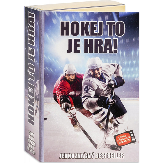 Bohemia Gifts Für den Hockeyspieler Olivenöl Duschgel 200 ml + Haarshampoo 200 ml Buch Kosmetikset