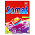 Somat All-in-1-Zitronen-Limetten-Geschirrspülertabletten, angereichert mit der Stärke von Zitronensäure, helfen bei der Entfernung von hartem Schmutz (48 Stück)