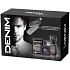 Denim Black Eau de Toilette für Männer 100 ml + Duschgel 250 ml + USB-Hub, Kosmetikset