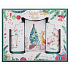 Böhmen Geschenke Weihnachten Happy and Merry Duschgel 100 ml + Shampoo 100 ml + Seife 110 g, Kosmetikset