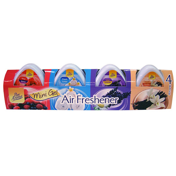 Mr. Aroma Mini Tablett Gelerfrischer 4 x 60 g
