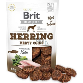 Brit Jerky Trockenfleisch aus Hering und Huhn für erwachsene Hunde 80 g