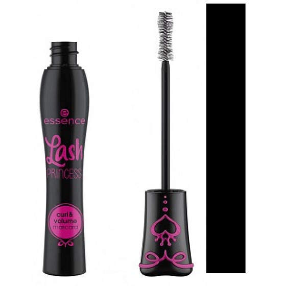 Essence Lash Princess Curl & Volume Mascara Verlängerung und Volumen Mascara Schwarz 12 ml