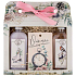 Bohemia Gifts Weihnachts-Duschgel 100 ml + Weihnachts-Haarshampoo 100 ml + Hagebutten- und Rosenduftkarte 11 x 6,3 cm, Kosmetikset