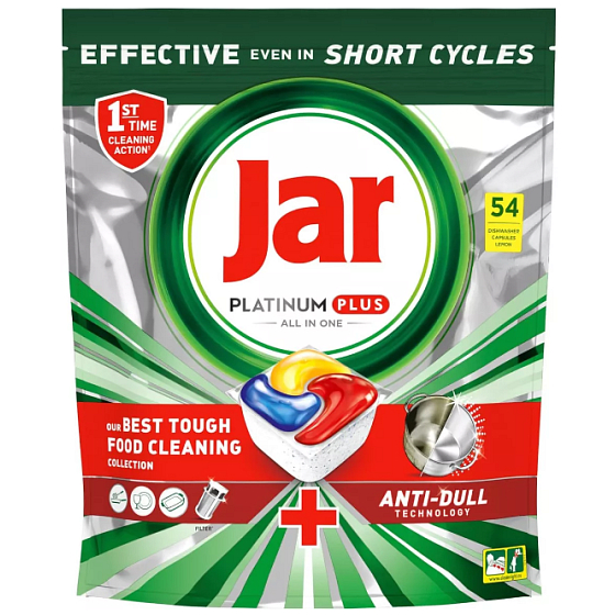 Jar Platinum Plus Spülmaschinenkapseln 54 Stück