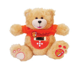 iTeddy Plüsch Interaktiver Teddybär 24 x 31 x 19 cm, empfohlen ab 3 Jahren NON-FUNKTIONAL