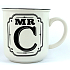 Albi Keramikdose mit Aufschrift Mr C 320 ml