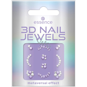 Essence 3D Juwelen Nagelaufkleber Strass 01 Future Reality 10 Stück
