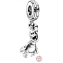 Charms Sterling Silber 925 Disney Die kleine Meerjungfrau - Sebastian, Armband Anhänger