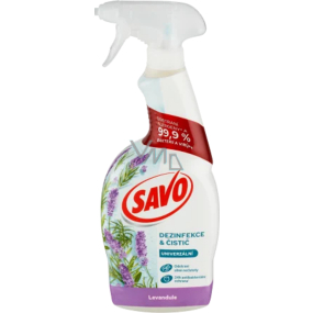 Savo Desinfektionsmittel Lavendel antibakterieller Universalreiniger 700 ml Spray