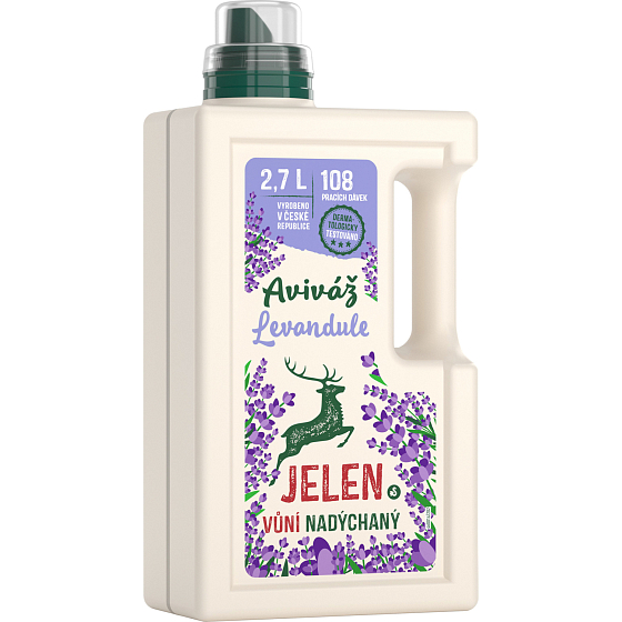 Jelen Weichspüler Lavendel, 108 Wäschen, 2,7 l