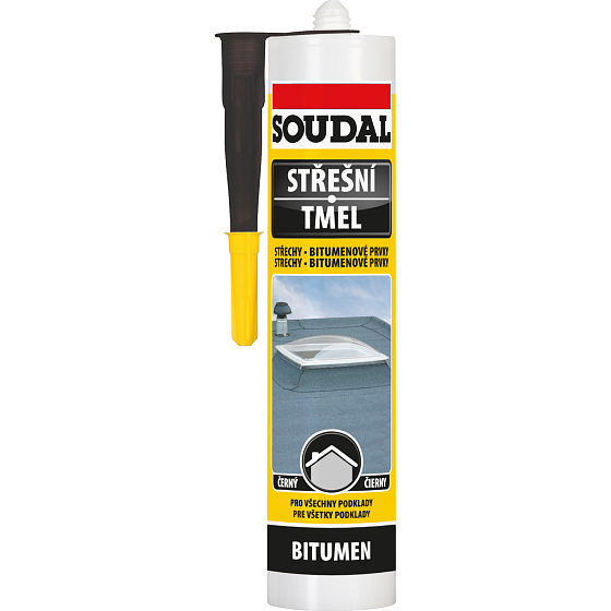Soudal Dachbitumenmastik, černý, 300 ml