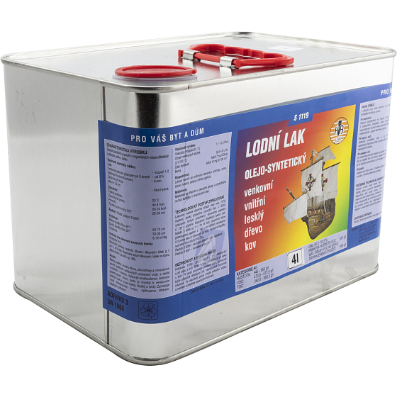 HB-Lak S1119, Bootslack, transparenter Lack für Boote, 4 l