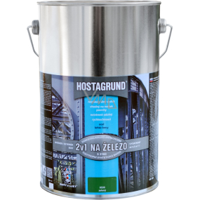 Hostagrund 2v1 S2160 Grund- und Deckfarbe für Metall, 0530 grün, 4 l