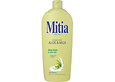 Mitia Aloe & Milk Flüssigseife, Nachfüllung, 1 l