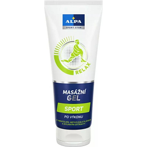 Alpa Sport Star Relax Sport nach dem Training Massagegel mit Menthol, Methylsalicylat und pflanzlichen Extrakten 210 ml
