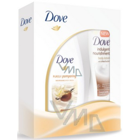 Dove Sheabutter und Vanille Duschgel 250 ml + Körperlotion 250 ml, Kosmetikset