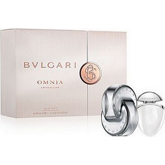 Bvlgari Omnia Kristallines Eau de Toilette 65 ml + Eau de Toilette 15 ml Juwel Charm, Geschenkset
