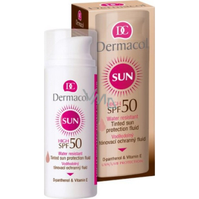 Dermacol Sun Tinted Sonnenschutz SPF50 wasserdichte Tönungsschutzflüssigkeit 50 ml