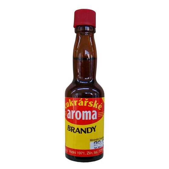 Aroma Brandy Alkoholisches Aroma für Gebäck, Getränke, Eis und Süßwaren 20 ml