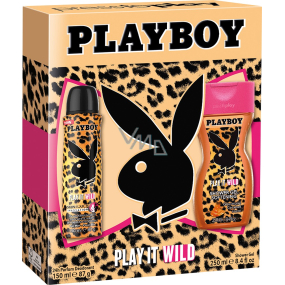 Playboy Play It Wild Für Sie Deo Spray 150 ml + 250 ml Duschgel, Kosmetikset