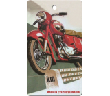 Böhmen Geschenke Aromatische Duftkarte Motorrad 11 x 6,3 cm