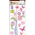 Wandaufkleber Vase mit Blumen 60 x 32 cm