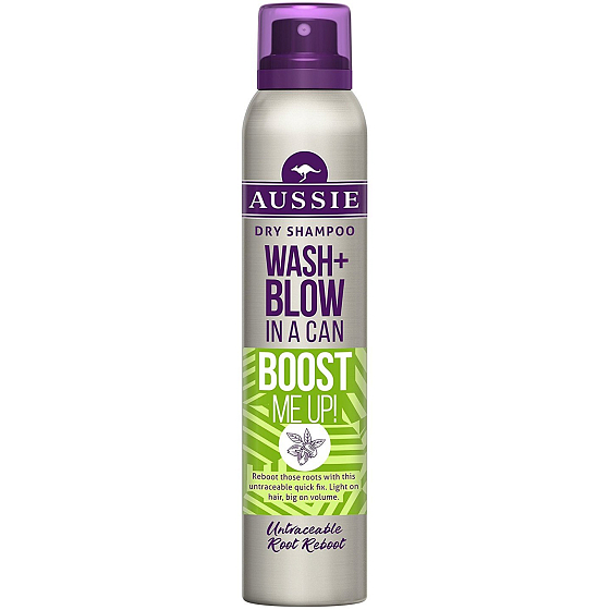 Aussie Wash + Blow Boost Me Up! Trockenshampoo für feines und wirres Haar 180 ml
