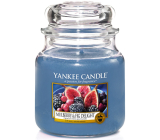 Yankee Candle Mulberry & Fig Delight - Leckere Maulbeeren und Feigen Klassische Duftkerze 411 g
