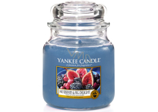 Yankee Candle Mulberry & Fig Delight - Leckere Maulbeeren und Feigen Klassische Duftkerze 411 g