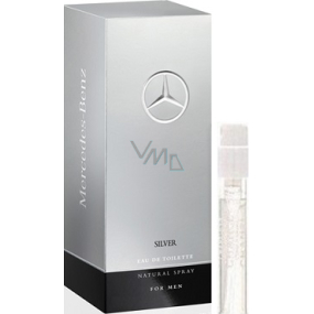 Mercedes-Benz Silver for Men Eau de Toilette für Männer 1,5 ml mit Spray, Fläschchen