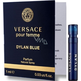 Versace Dylan Blue pour Femme parfümiertes Wasser für Frauen 1 ml mit Spray, Fläschchen