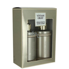 Vivian Gray Crystal Brown Luxus Feuchtigkeitsspendende Flüssigseife 250 ml + Handlotion 250 ml, Kosmetikset