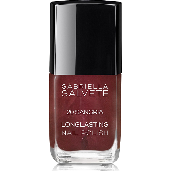 Gabriella Salvete Longlasting Emaille langlebiger Nagellack mit Hochglanz 20 Sangria 11 ml
