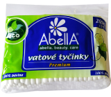 AbellA Premium ECO Wattestäbchen Beutel, 100 Stück